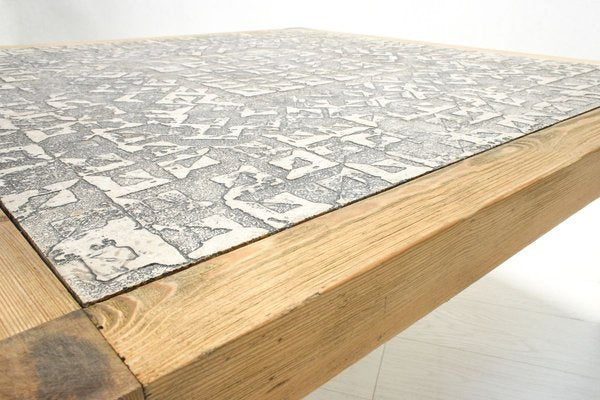 Geometric Granite Coffee Table by Rik Vermeersch, 1980s-SES-736656