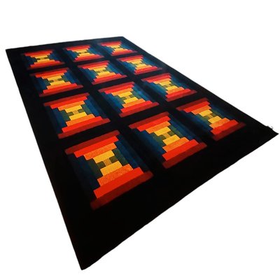 Geometric Rug in Wool by Missoni for T&J Vestor, 1980s-YHS-2028119