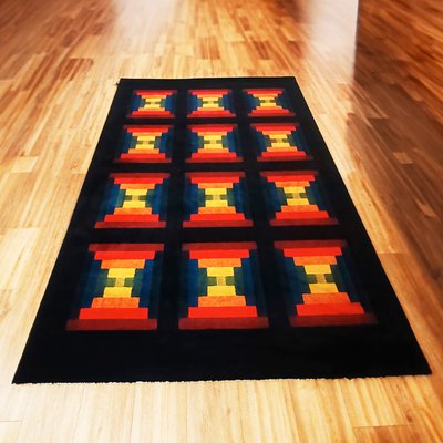 Geometric Rug in Wool by Missoni for T&J Vestor, 1980s-YHS-2028119