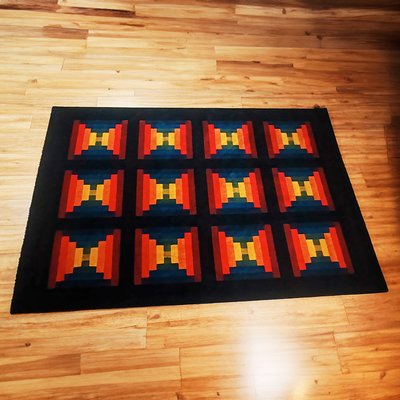 Geometric Rug in Wool by Missoni for T&J Vestor, 1980s-YHS-2028119