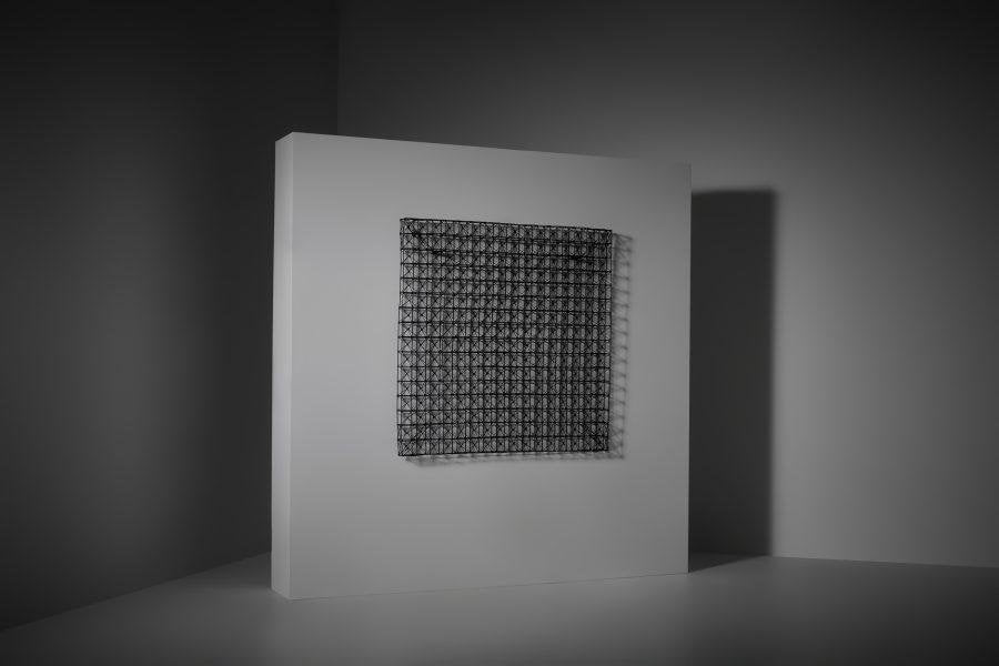 Geometric Three-Dimensional Metal Wall Mounted Sculpture, France, 1960s