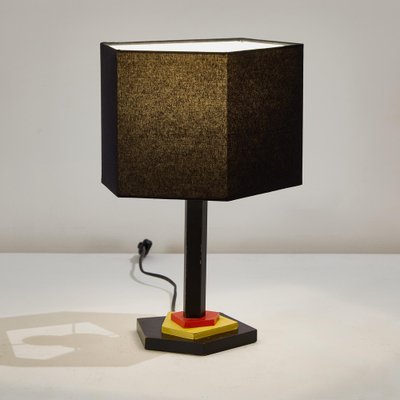 Geometric Wooden Table Lamp-CI-1161567