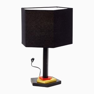 Geometric Wooden Table Lamp-CI-1161567