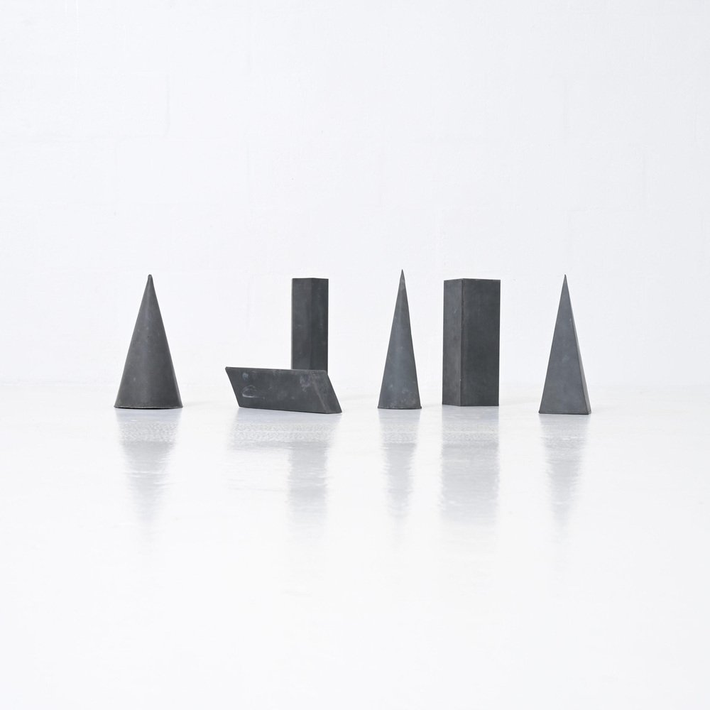 Geometric Zinc Models, Set of 6