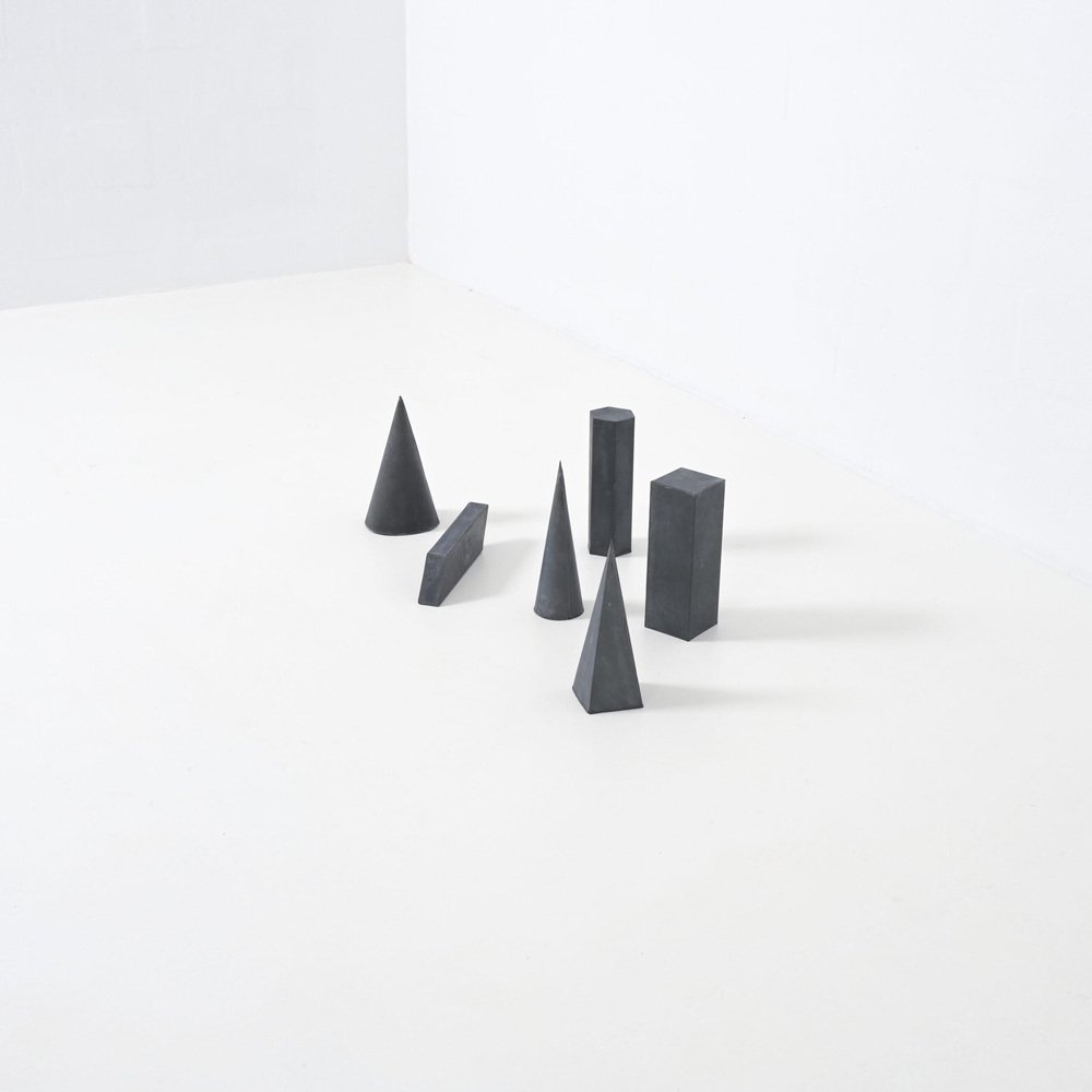 Geometric Zinc Models, Set of 6