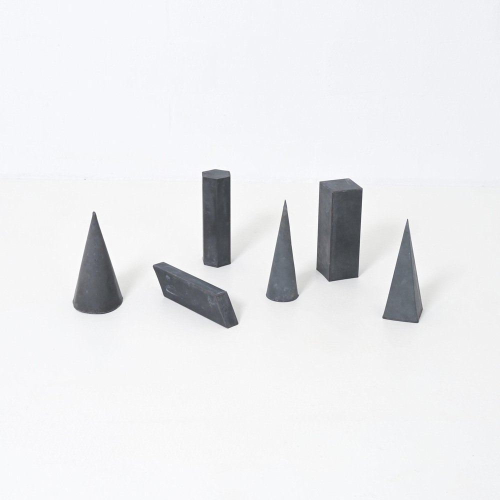 Geometric Zinc Models, Set of 6