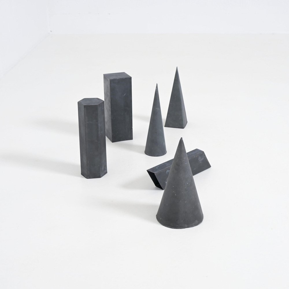 Geometric Zinc Models, Set of 6