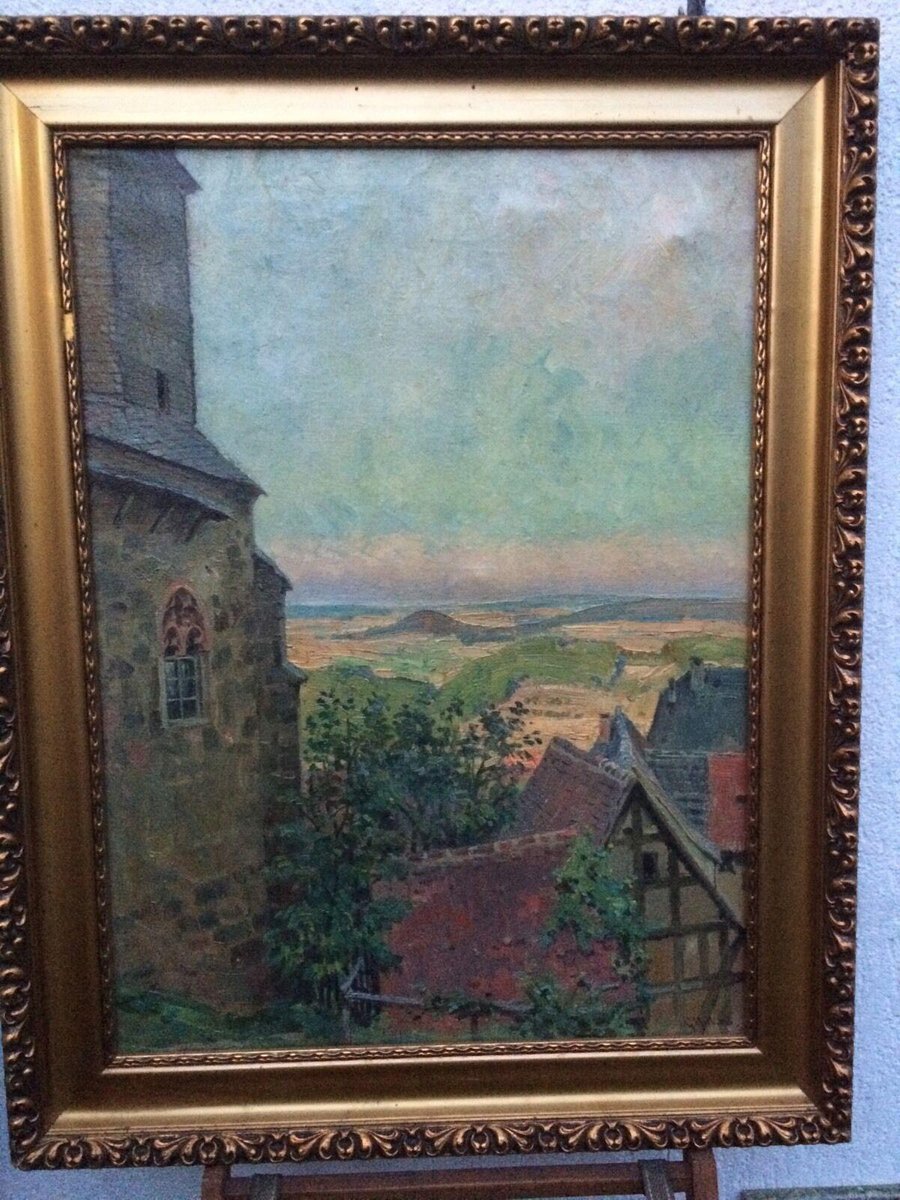 Georg Healing, Lauterbach Rhon Fulda, Oil on Canvas