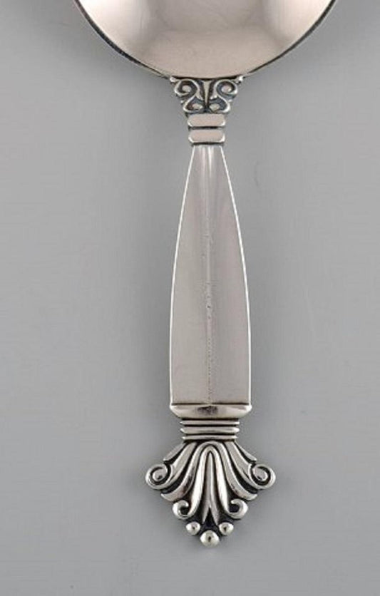 Georg Jensen Acanthus Jam Spoon In Sterling Silver