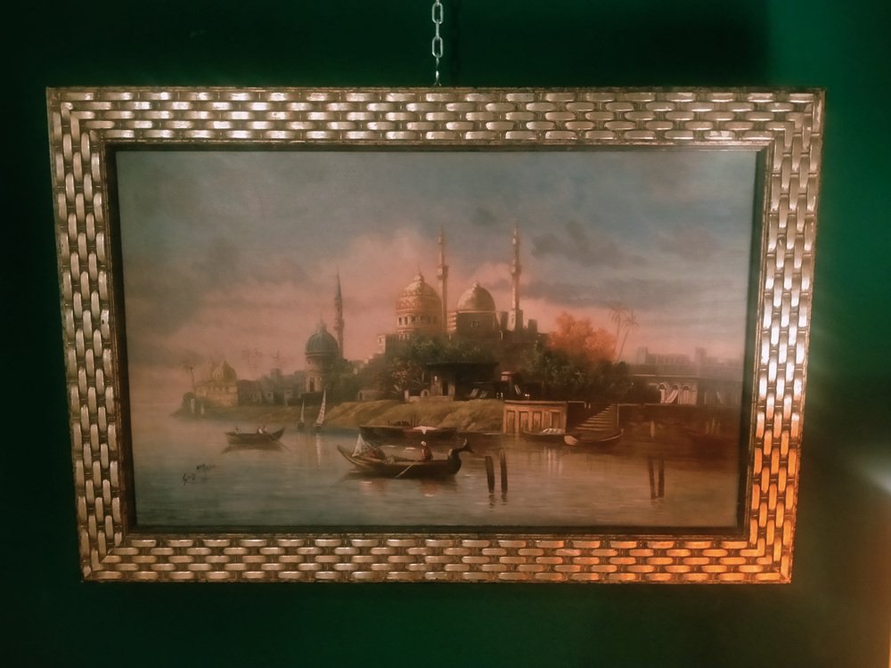 Georg Macco, Cairo, 1901, Tempera, Framed