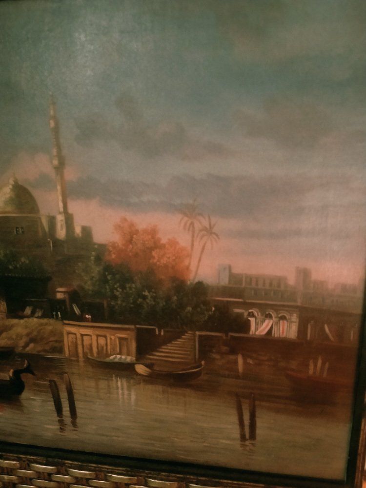 Georg Macco, Cairo, 1901, Tempera, Framed