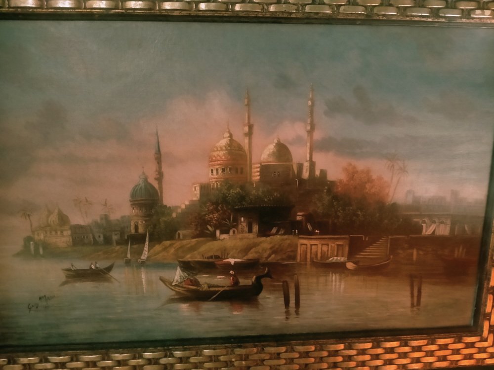 Georg Macco, Cairo, 1901, Tempera, Framed