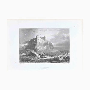 George Balmer, Bamborough (from the North West), Lithograph, 19th Century-ZCI-1788777