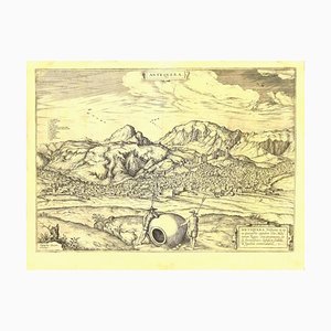 George Braun - View of Antequera - Etching - Late 16th Century-ZCI-825149