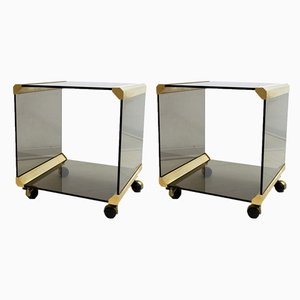 George Coffee Tables by Pierangelo Gallotti for Gallotti & Radice, 1970s, Set of 2-FER-762296