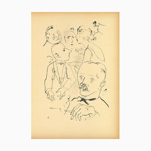 George Grosz, Offspring, Original Lithograph and Offset, 1922-ZCI-2024805