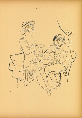 George Grosz, Separe, Original Offset Lithograph, 1923-ZCI-2024812