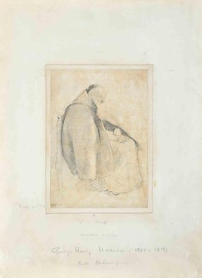 George Henry Harlow, Old Man, Original Drawing, 1818-ZCI-1277274