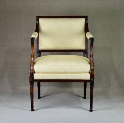 George III Armchairs, England, 1780s, Set of 2-RNM-1089752