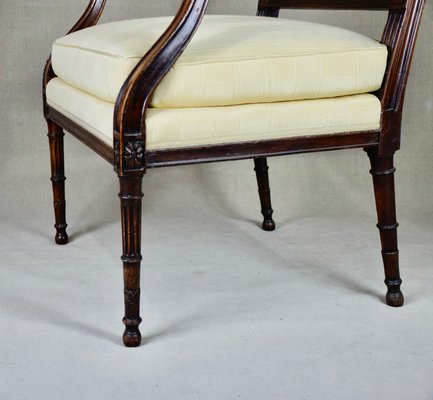 George III Armchairs, England, 1780s, Set of 2-RNM-1089752