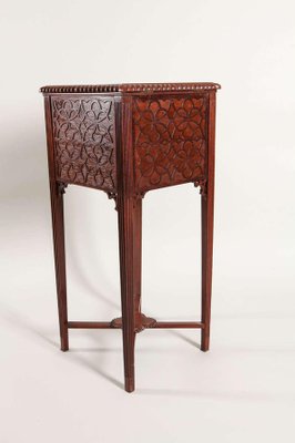 George III Carved Mahogany Worktable-MBH-1032309