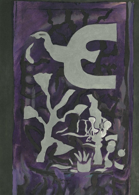 Georges Braque - Composition from Derriere Le Miroir - Lithograph - 1964