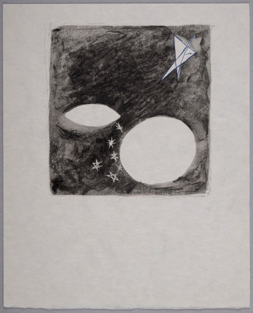 Georges Braque, Lunes et Nuit, 1963, Lithograph