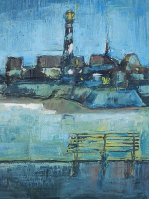 Georges Hanquet, Le Port, 1959, Oil on Canvas-ARU-1308504