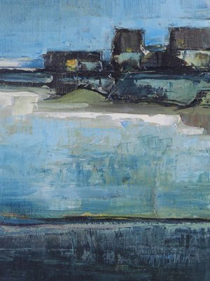 Georges Hanquet, Le Port, 1959, Oil on Canvas-ARU-1308504