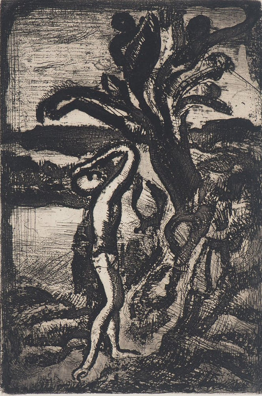 Georges Rouault, Gathering, 1928, Original Etching