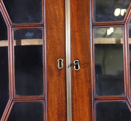 Georgian Corner Cabinet in Mahogany, 18th Century-HPU-953965