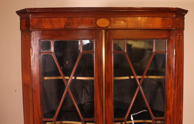 Georgian Corner Cabinet in Mahogany, 18th Century-HPU-953965