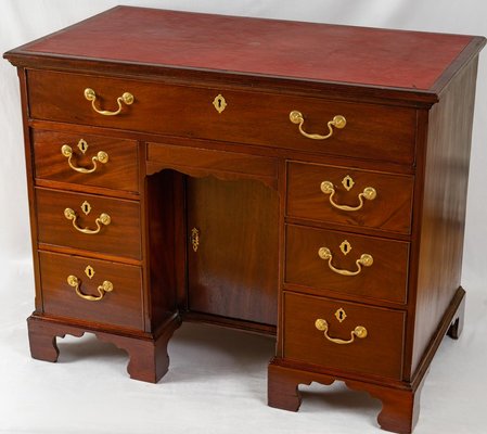 Georgian Mahogany Desk, Late 18th Century-UQL-1422770