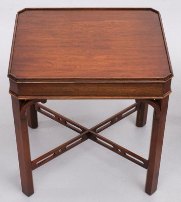 Georgian Revival Mahogany Side Tables by Bevan Funnell, England, 1960s, Set of 4-GCG-1377238