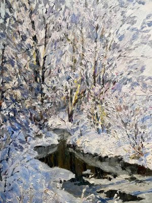 Georgij Moroz, Frost, Oil Painting, 2000-QUE-1764958