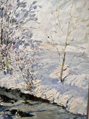 Georgij Moroz, Frost, Oil Painting, 2000-QUE-1764958