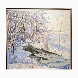 Georgij Moroz, Frost, Oil Painting, 2000-QUE-1764958