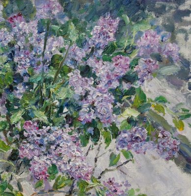 Georgij Moroz, Lilac in the Light, 1998, Oil on Canvas-QUE-1337116