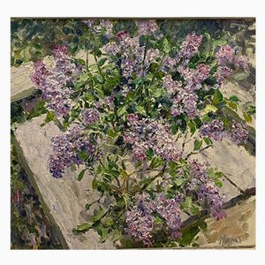 Georgij Moroz, Lilac in the Light, 1998, Oil on Canvas-QUE-1337116