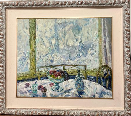 Georgij Moroz, Still Life, Oil on Canvas, 1998, Framed-QUE-1764956