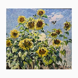 Georgij Moroz, Sunflowers, 2006, Oil on Canvas-QUE-1177759