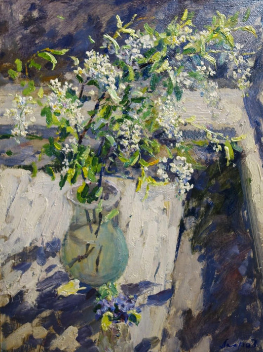 Georgij Moroz, Wild Cherry, Oil on Canvas, 1996