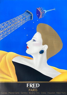 (Gérard Courbouleix) Razzia, Fred Joaillier Paris II, 1984, Poster on Coated Paper-FMZ-1381045