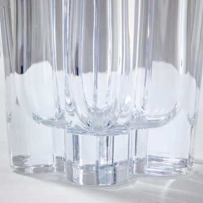 Gerbera Vase in Glass by Gio Ponti, 1980s-FWM-1245981