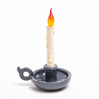 Resin Portable Lamp Bugia Lamp by Seletti #Grey