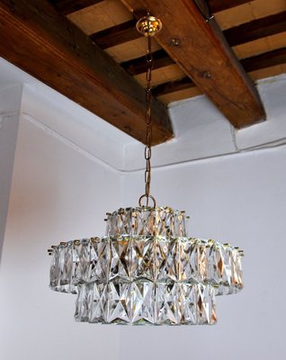 German 3-Tier Chandelier from Kinkeldey, 1970s-EJE-914400