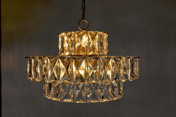 German 3-Tier Chandelier from Kinkeldey, 1970s-EJE-914400