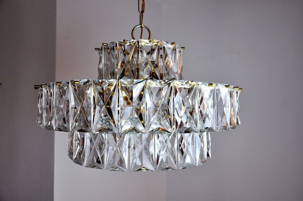 German 3-Tier Chandelier from Kinkeldey, 1970s-EJE-914400