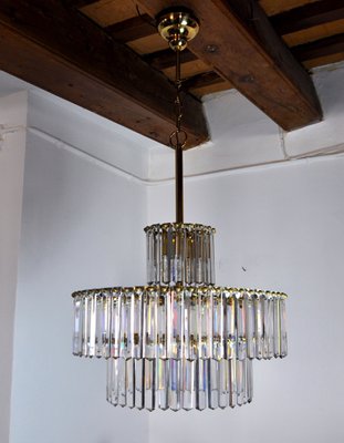 German 3 Tiers Chandelier from Kinkeldey, 1970-EJE-1174571