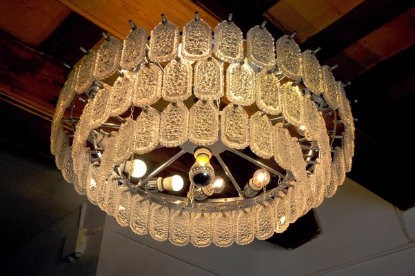 German 3 Tiers Crystals Chandelier from Kinkeldey, 1970-EJE-1174574